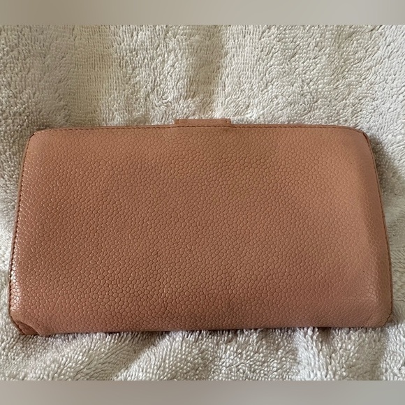 CHANEL CC Logo Caviar Skin Long Bifold Wallet - Picture 16 of 16